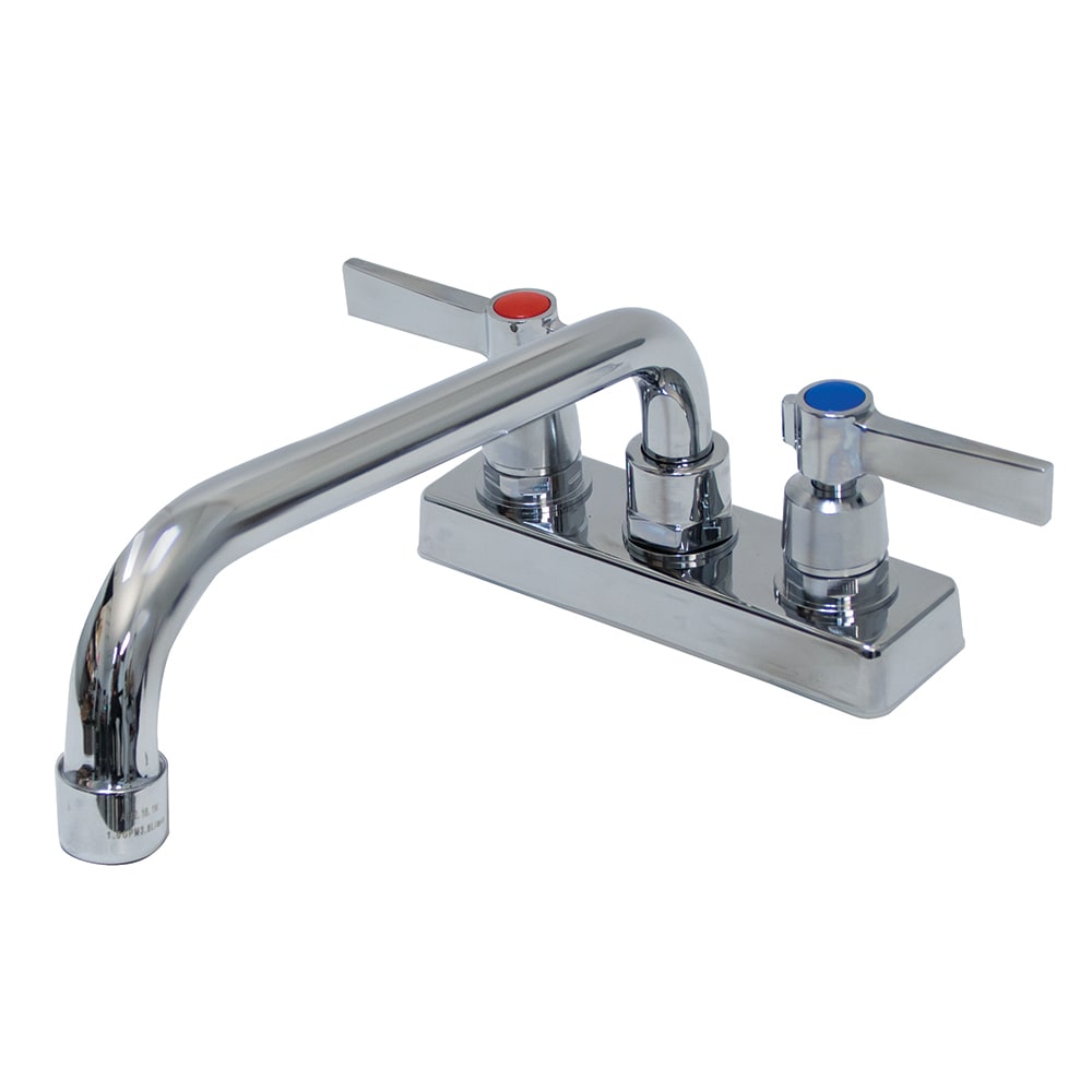 009-K50X Deck Mount Faucet - 8" Swing Spout, 4" Centers, Lead Free