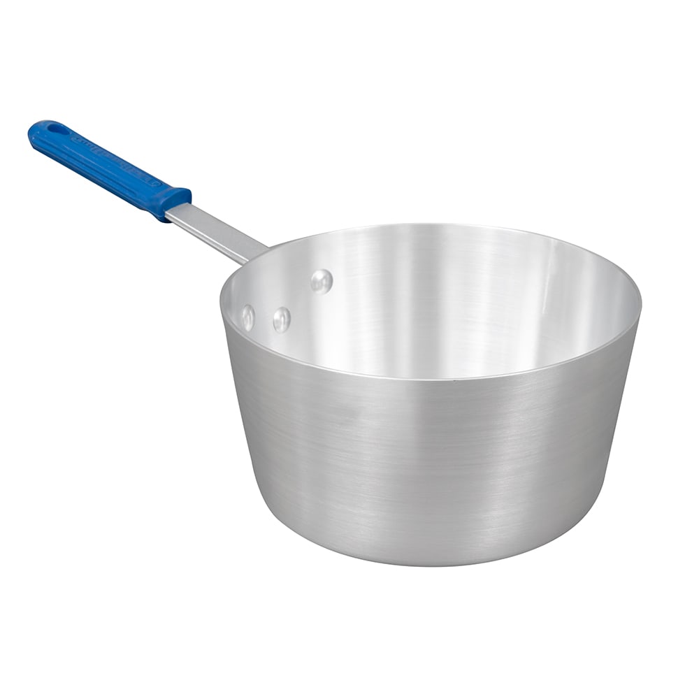 175-434412 4 1/2 qt Wear-Ever® Aluminum Saucepan w/ Solid Silicone Handle