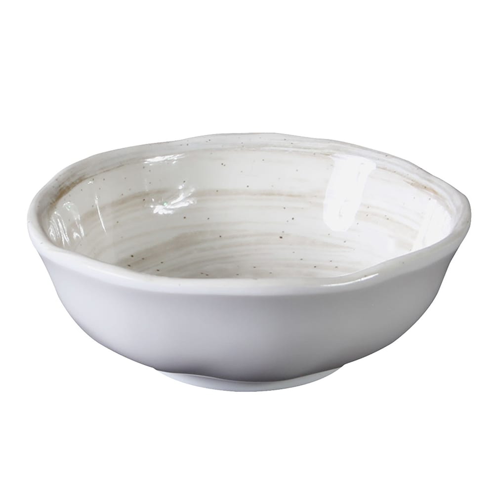 701-D4134RTD 9 oz Round Melamine Bowl, Taupe