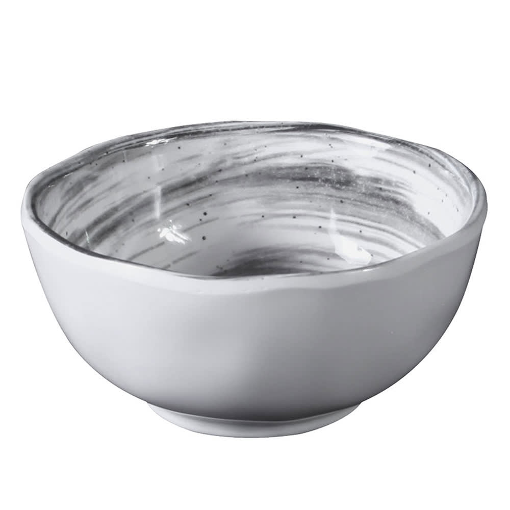 701-D4142RBD 9 oz Round Melamine Bowl, Black