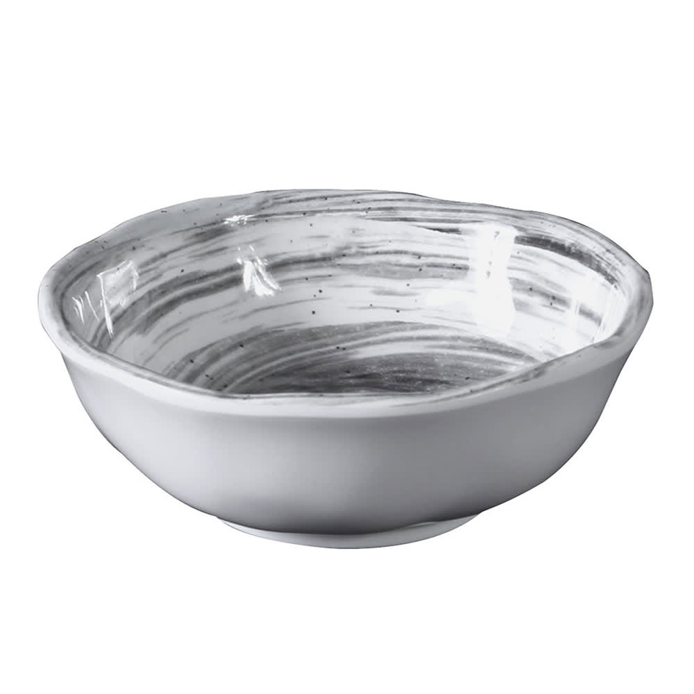 701-D4134RBD 9 oz Round Melamine Bowl, Black