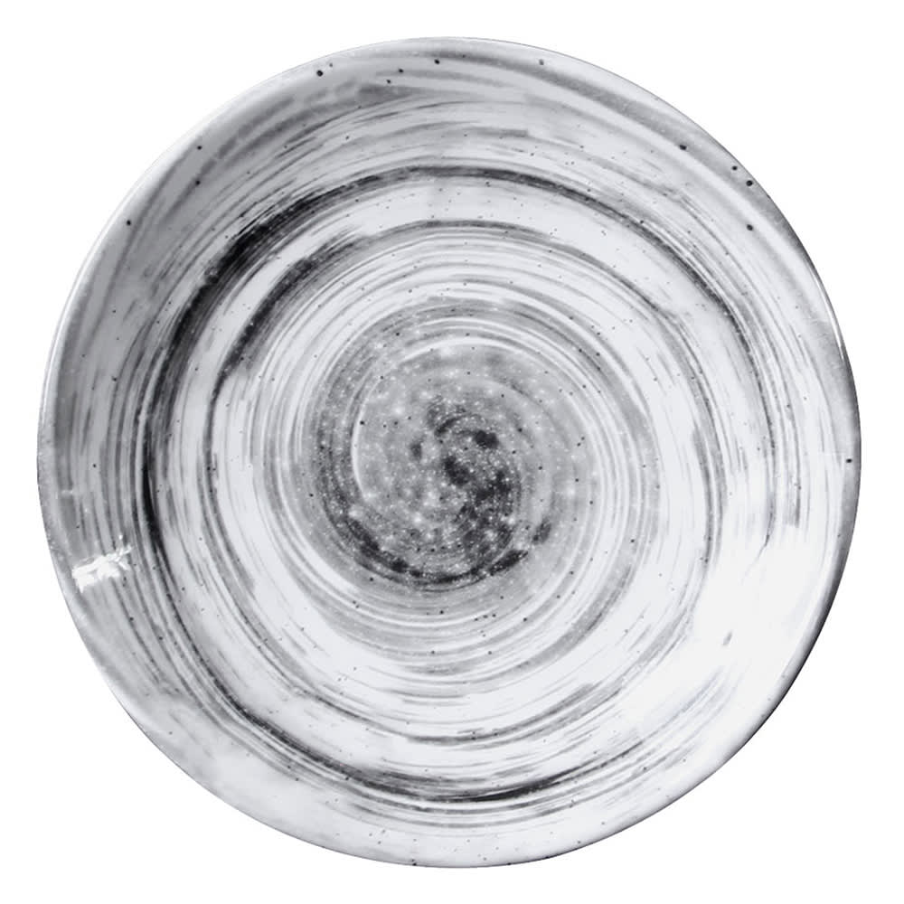 701-D8125RBD 8 1/2" Round Melamine Salad Plate, Black