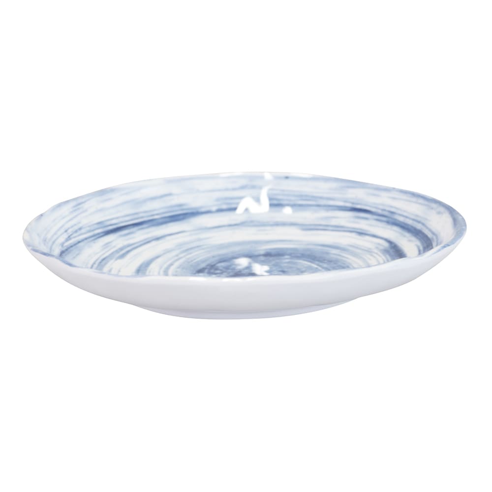 701-D861OVND 8 3/4" x 6 1/2" Oval Melamine Salad Plate - Navy
