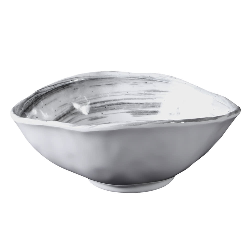 701-D863OVBD 28 oz Oval Melamine Bowl, Black