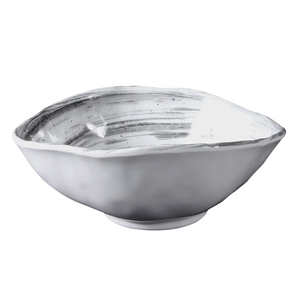 701-D983OVBD 49 oz Oval Melamine Bowl, Black