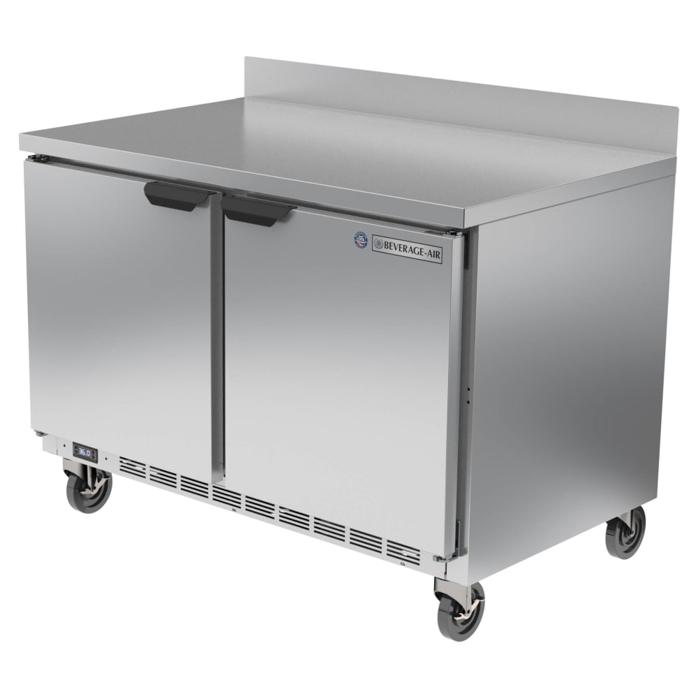 118-WTR48AHCFIP 48" Worktop Refrigerator w/ (2) Section, 115v