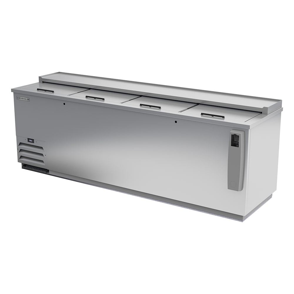 118-DW94HCS 95" Forced Air Bottle Cooler - Holds (39) 12 oz Bottle Cases, Bottle Opener, 115...