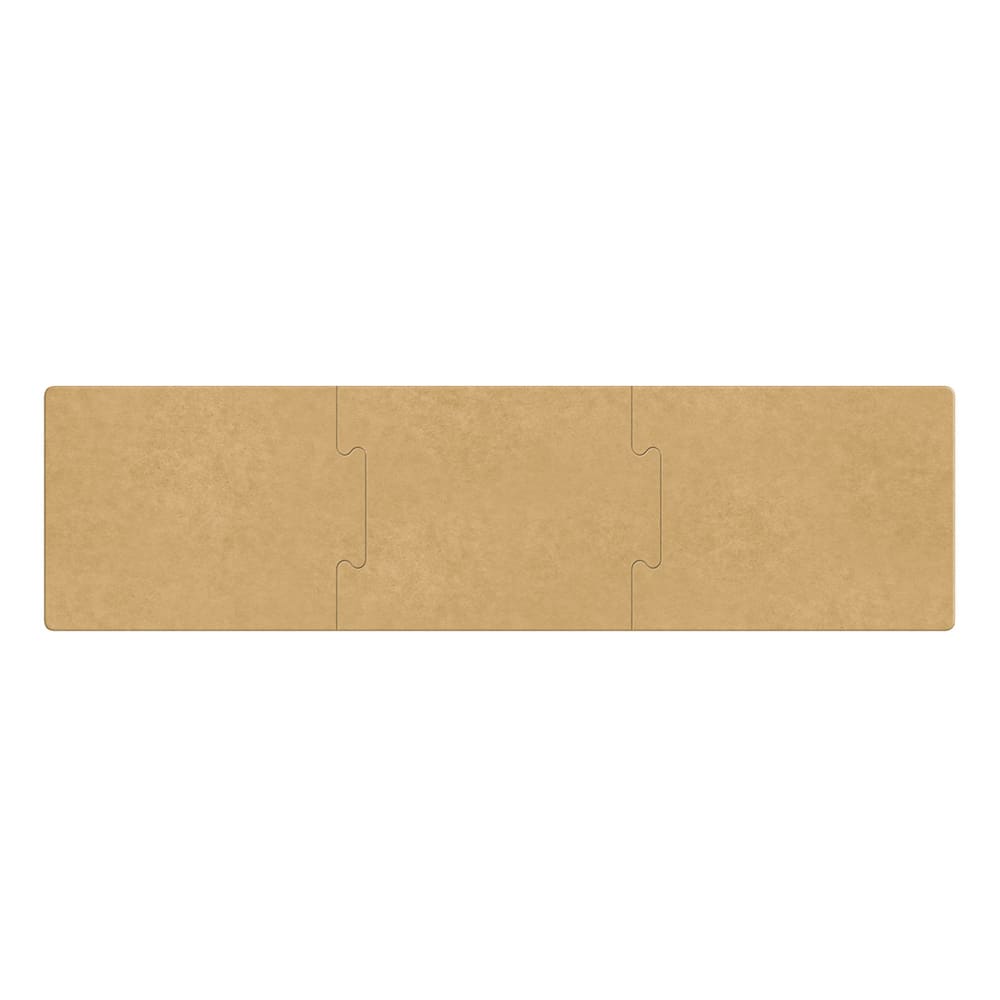 Epicurean 629-481201 3-Piece Stock Puzzle Board - 12" x 48", Composite Wood, Natural