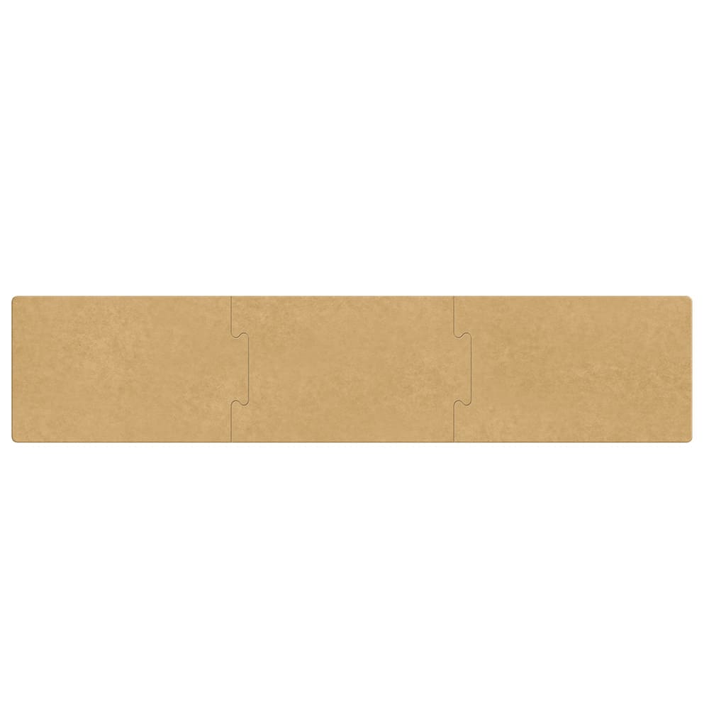 Epicurean 629-601201 3-Piece Stock Puzzle Board - 12" x 60", Composite Wood, Natural