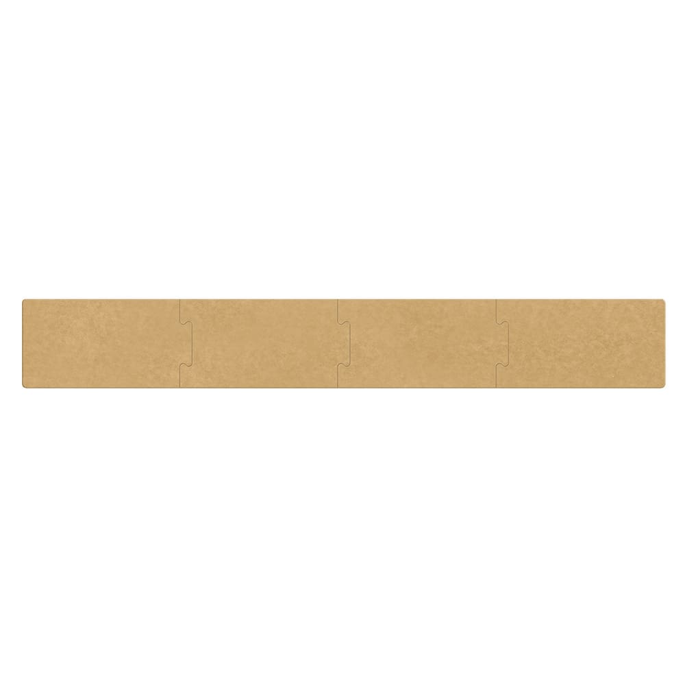 Epicurean 629-721001 4-Piece Stock Puzzle Board - 10" x 72", Composite Wood, Natural
