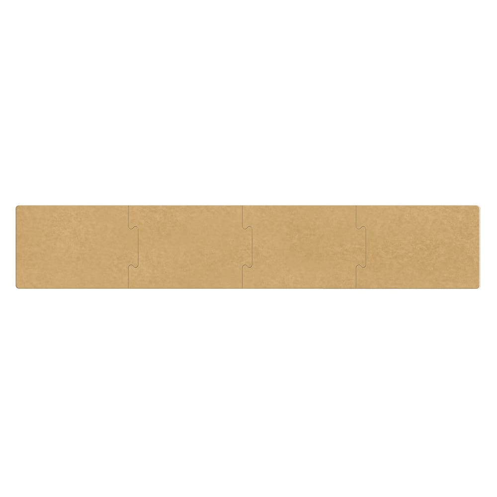 Epicurean 629-721201 4-Piece Stock Puzzle Board - 12" x 72", Composite Wood, Natural