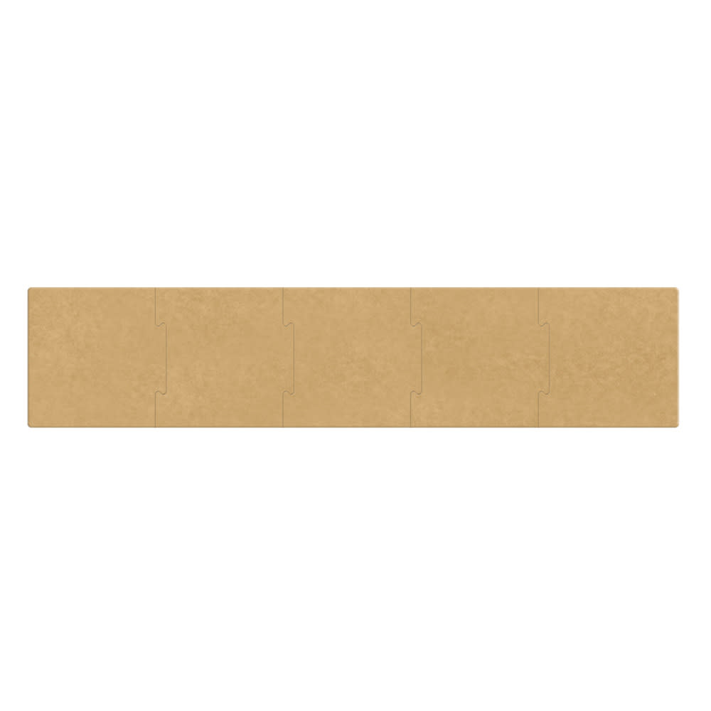 Epicurean 629-932001 5-Piece Stock Puzzle Board - 20" x 93", Composite Wood, Natural