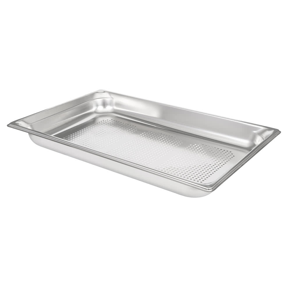 175-90053 Super Pan 3® Full Size Perforated Steam Pan - Stainless Steel