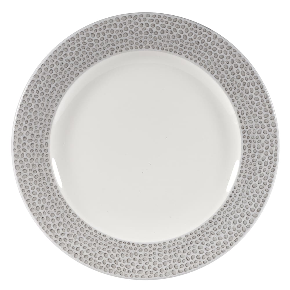 893-SHISIP651 6 5/8" Round Dinner Plate - China, Shale Grey