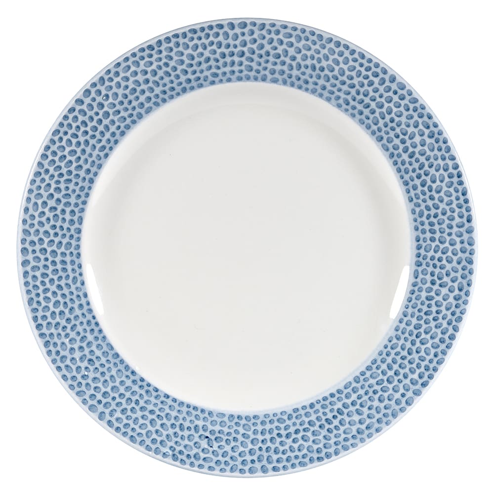 893-OCISIP651 6 5/8" Round Dinner Plate - China, Ocean Blue