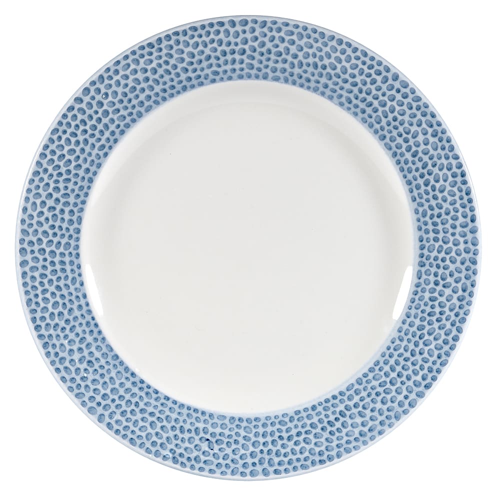 893-OCISIP81 8 1/4" Round Dinner Plate - China, Ocean Blue