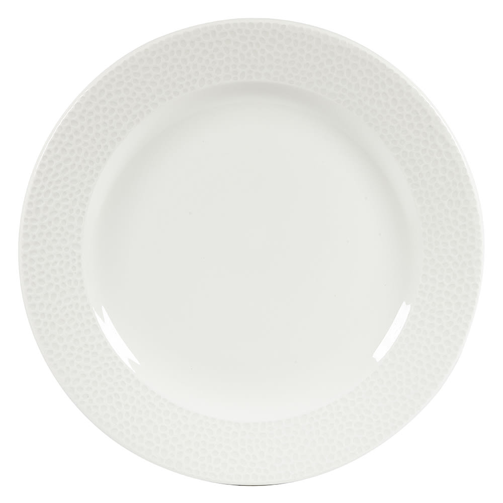 893-WHISIF101 10 1/4" Round Dinner Plate - China, White