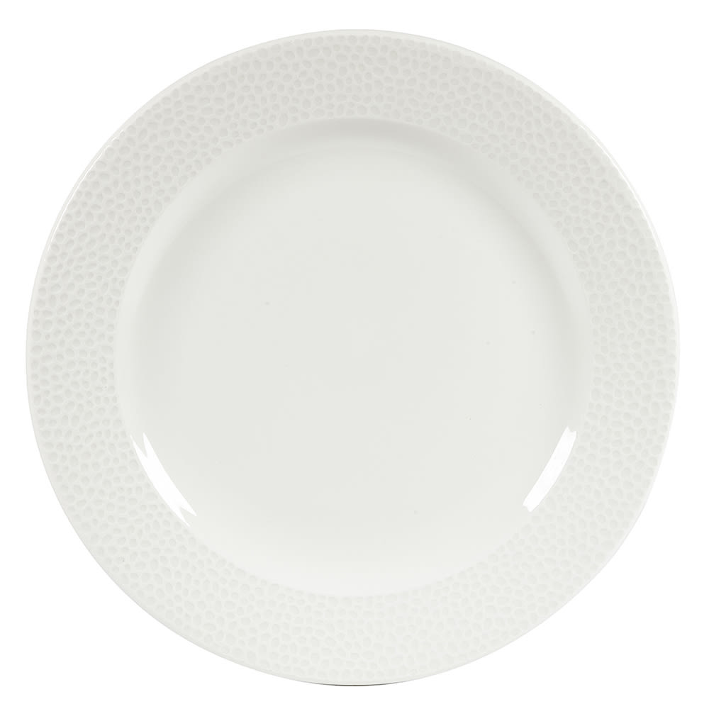 893-WHISIF111 12" Round Dinner Plate - China, White
