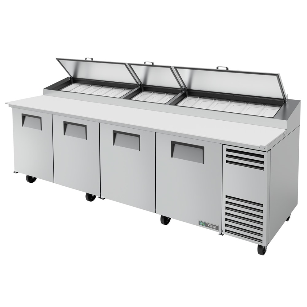 598-TPPAT119HC 119" TPPAT Series Pizza Prep Table w/ Refrigerated Base, 115v