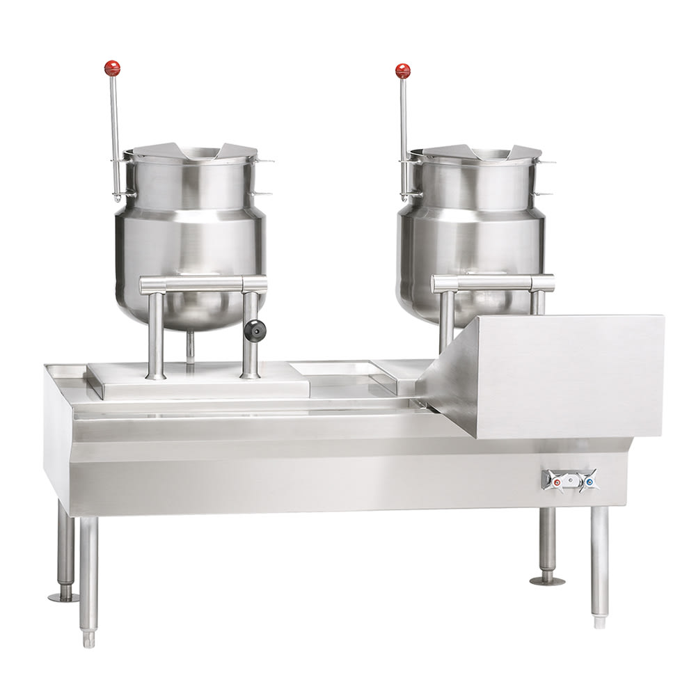Vulcan steam kettle outlet