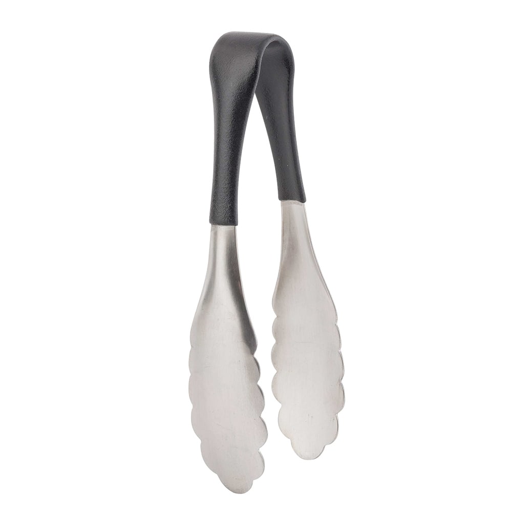 229-AM3706BK 6"L Stainless Utility Tongs, Black