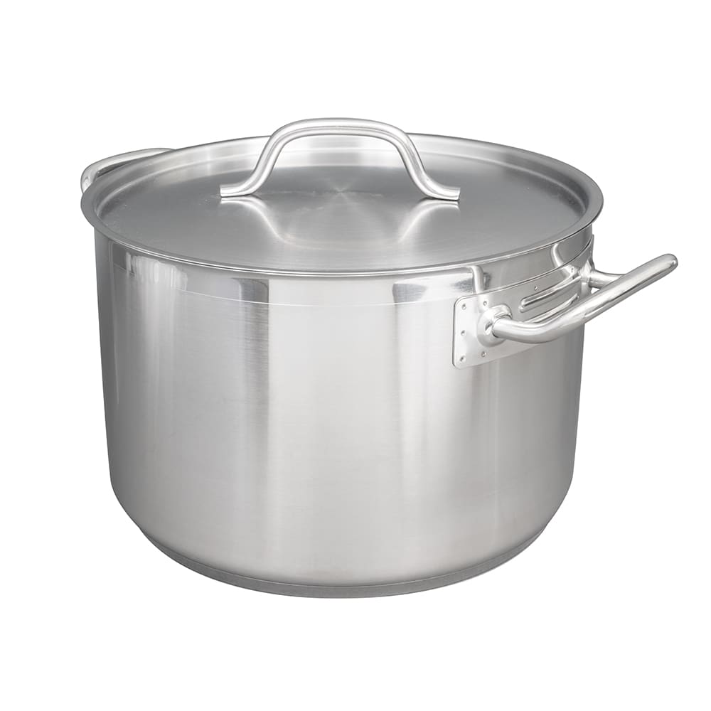 175-3904 16 qt Optio™ Stainless Sauce Pot - Induction Ready