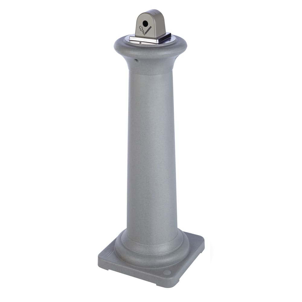 007-9W30SS Pole Cigarette Receptacle - Snuff Plate