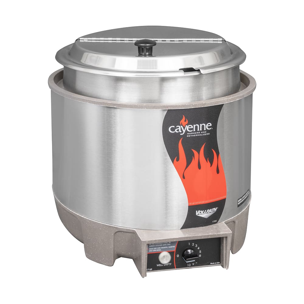 175-72009 11 qt Countertop Soup Warmer w/ Thermostatic Controls, 120v
