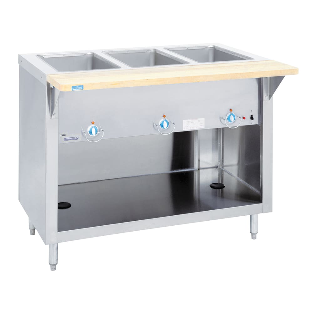 212-E3CBSS2401 46" Hot Food Table w/ 3 Wells & Undershelf, 240v/1ph