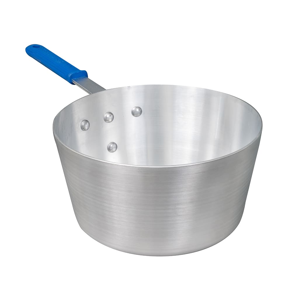 175-4347 7 qt Wear-Ever® Aluminum Saucepan w/ Solid Silicone Handle