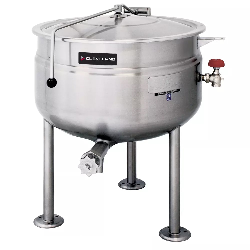 109-KDL100F 100 gal Steam Kettle - Stationary, Full Jacket, Direct Steam