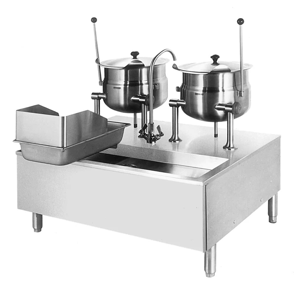 109-SD450K6 6 gal Steam Kettle - Manual Tilt, 2/3 Jacket, Direct Steam