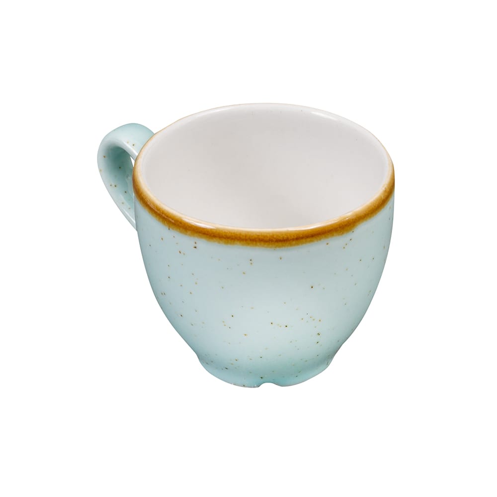 893-SDESCEB91 3 1/2 oz Stonecast Espresso Cup - Ceramic, Duck Egg Blue