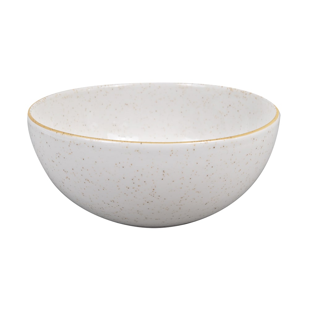 893-SWHSNDBL1 37 4/5 oz Round Stonecast Noodle Bowl - Ceramic, Barley White