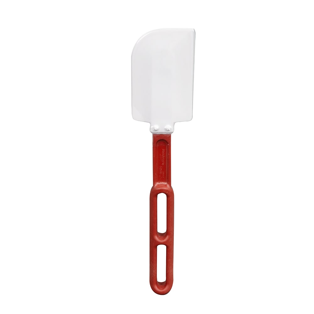 175-52010 10" High-Temp Spatula - Contoured Flexible Blade, White