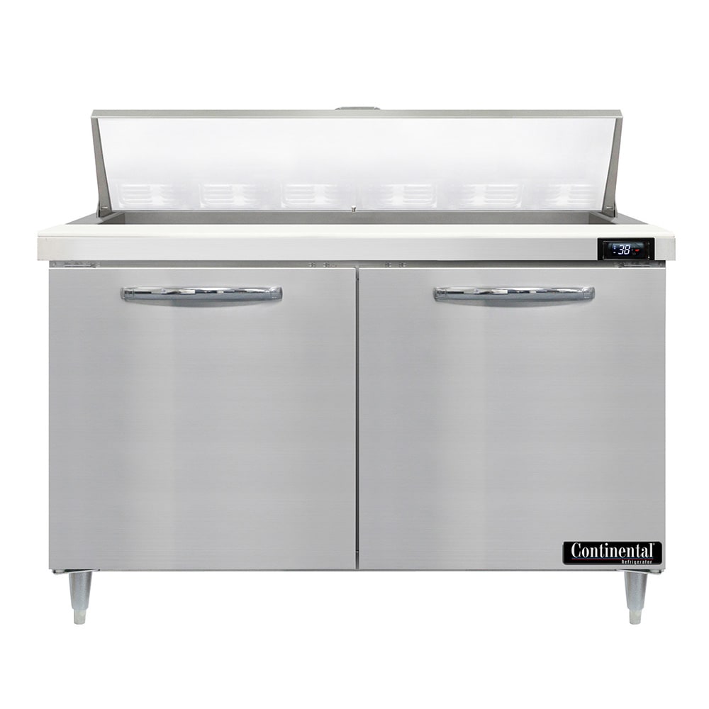 160-D48N12 48" Designer Line Sandwich/Salad Prep Table w/ Refrigerated Base, 115v