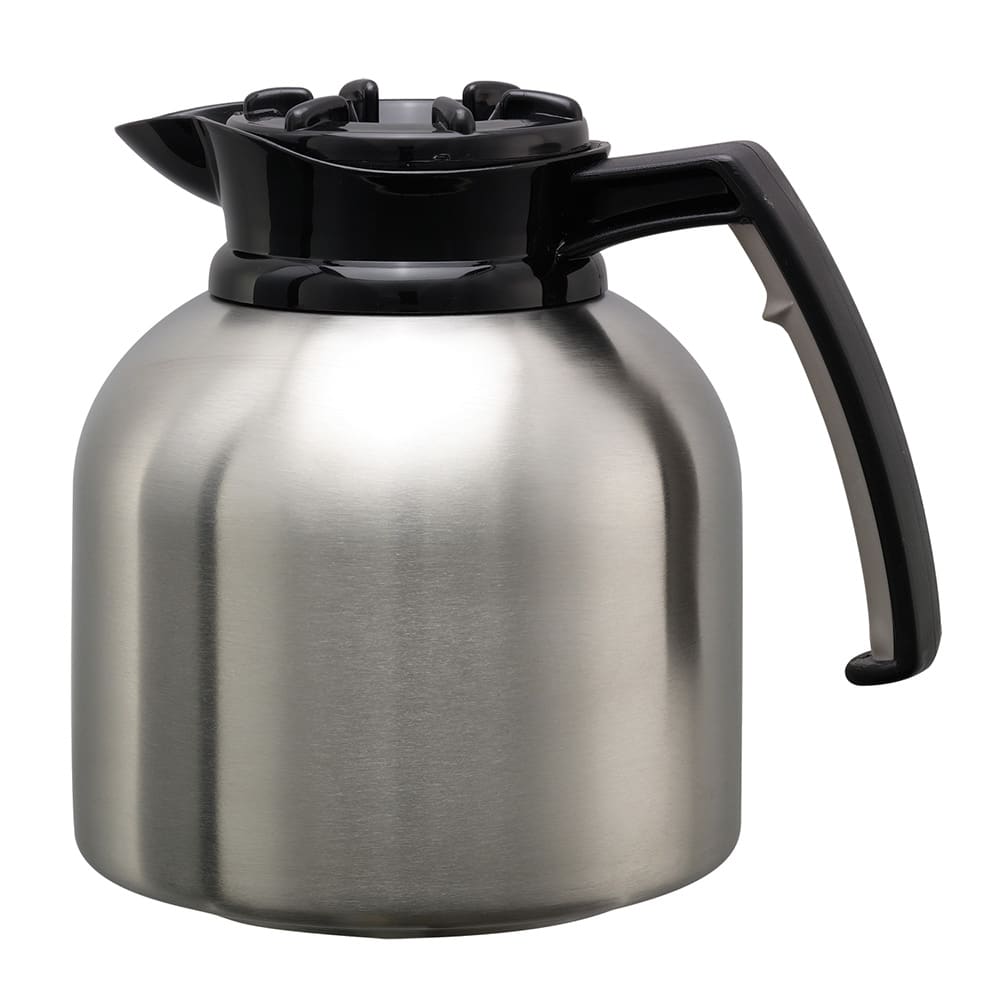 482-BNP19BL 1 9/10 liter Brew 'N' Pour Vacuum Carafe, Brushed Stainless