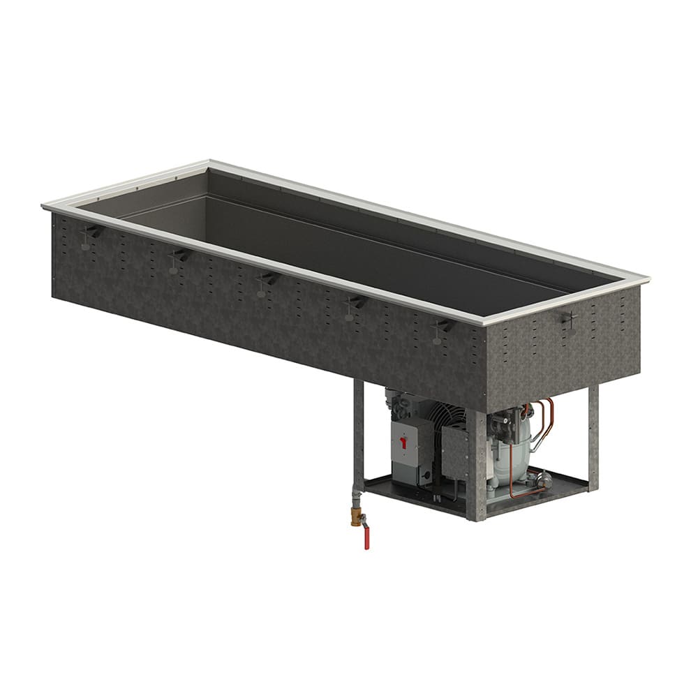 175-FC4C04120N 54 3/4" Drop In Refrigerator w/ (4) Pan Capacity - Cold Wall Cooled, 120v