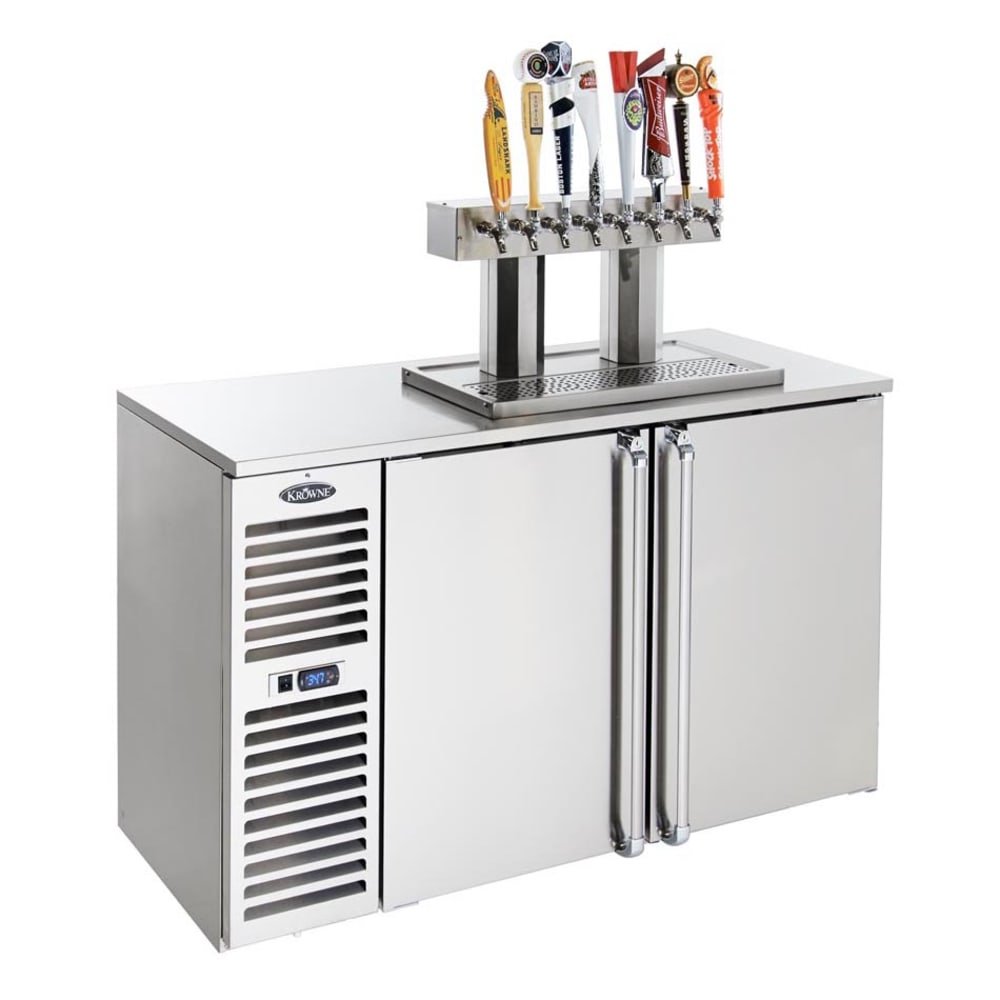 381-DB72LSSS 72" Draft Beer System w/ 3 Keg Capacity - 1 Column, Stainless, 115v