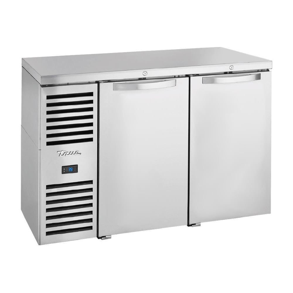 598-TBR60RISZ1LSSS1 60" Bar Refrigerator - Swinging Solid Doors, Stainless, 115v