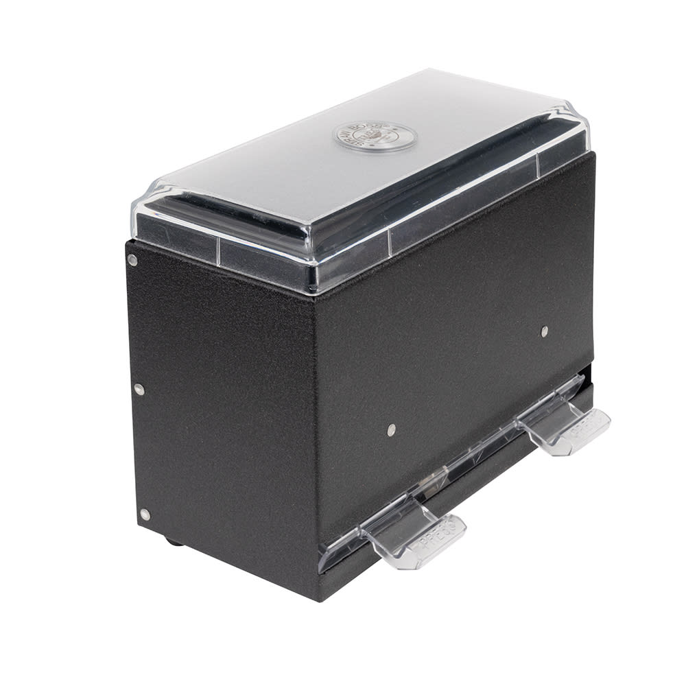 175-383506 Single Sided Straw Dispenser - 250 Capacity, Black