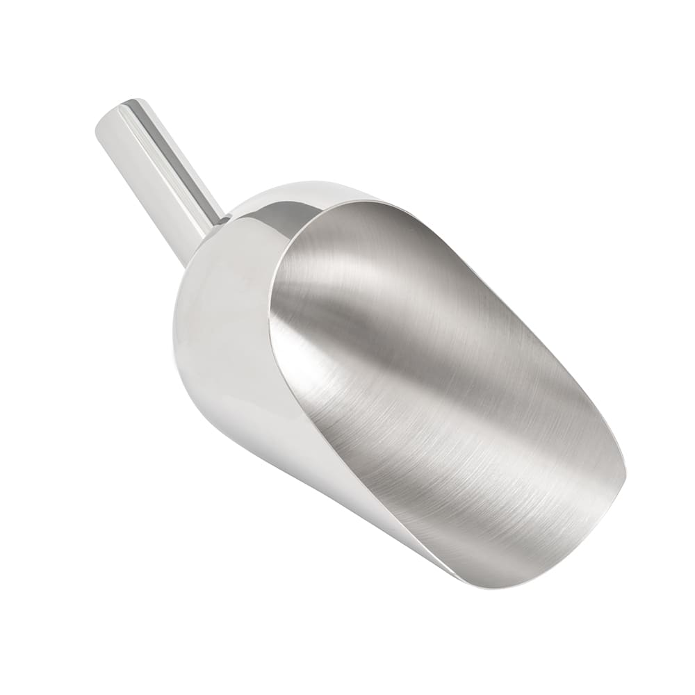 175-92110 52 oz Round Ice Scoop - Stainless Steel