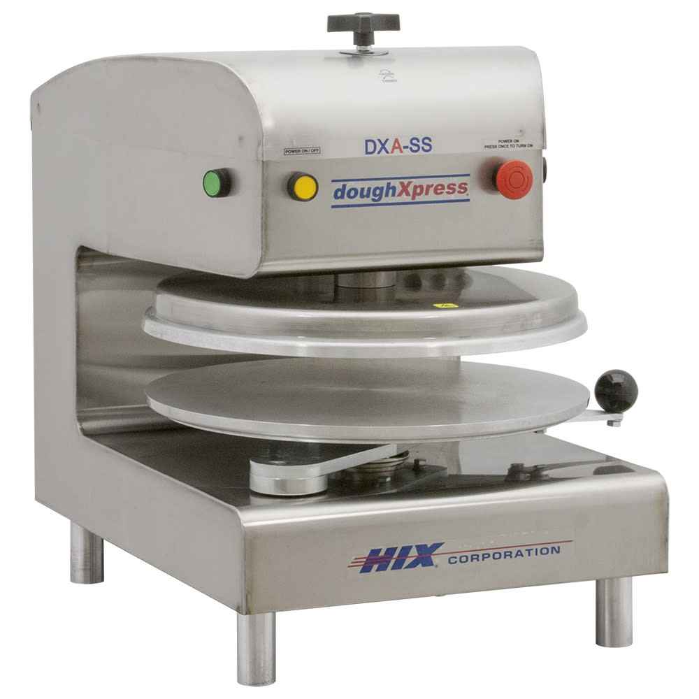 DoughXpress DXA-SS-120 Automatic Pizza Dough Press, Aluminum Platens, 120