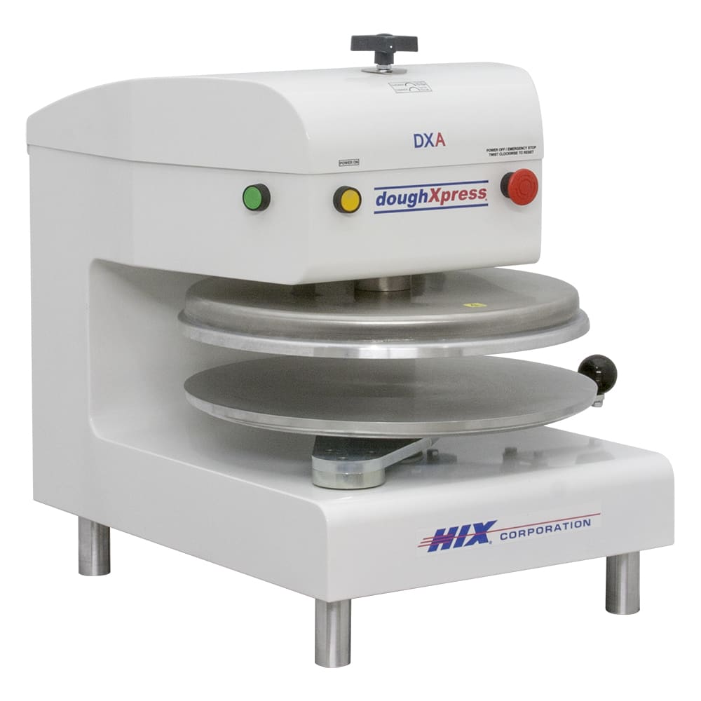 DoughXpress DXA-W Air Automatic Pizza Dough Press w/ Uncoated Aluminum Platens, 120 V