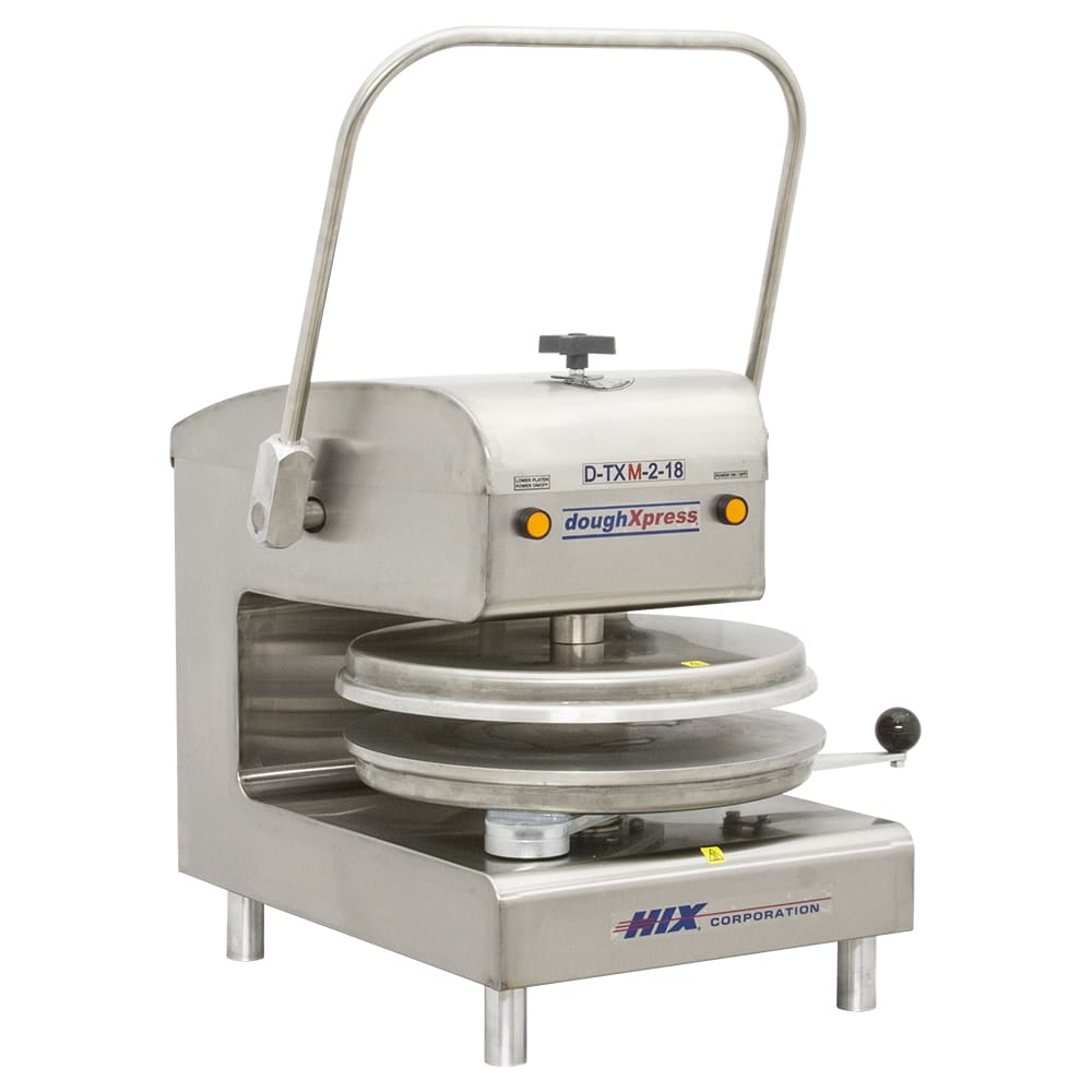 257-DTXM218 Manual Tortilla Pizza Dough Press, Aluminum Platens, 220/1 V