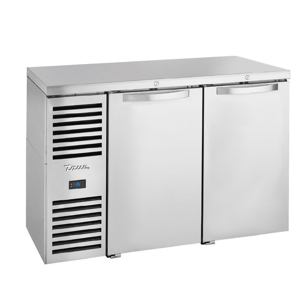 598-TBR48RISZ1LSSS1 48" Bar Refrigerator - Swinging Solid Doors, Stainless, 115v