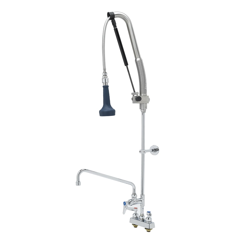 064-B511012CRB8P 45 9/50"H Deck Mount Pre Rinse Faucet - 1 7/100 GPM, Base with Nozzle