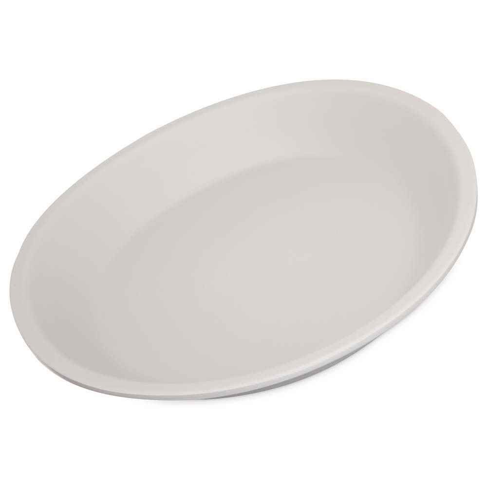 028-5310123 10" Oblong Melamine Dinner Plate, Cement