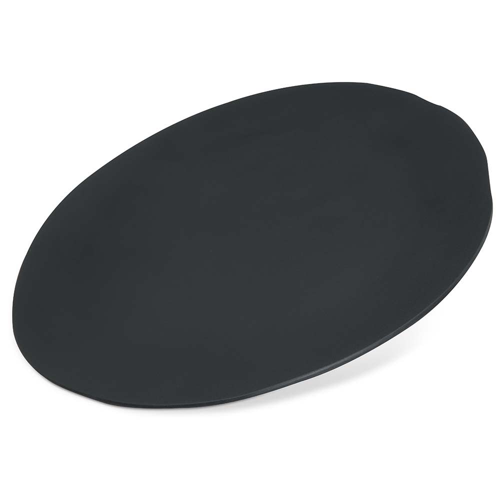 028-5310438 9" Free Form Melamine  Dinner Plate, Slate
