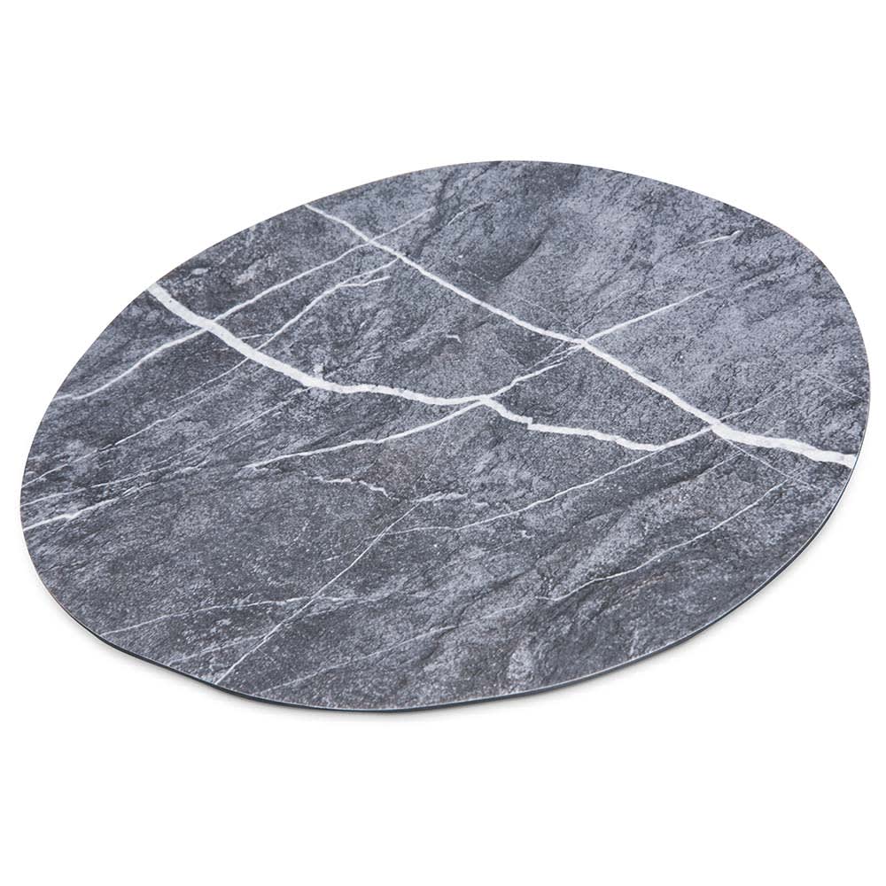 028-5310572 11" Free Form Melamine  Dinner Plate, Soapstone